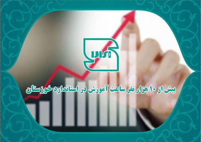 بیش از ١٠ هزار نفر ساعت آموزش در استاندارد خوزستان